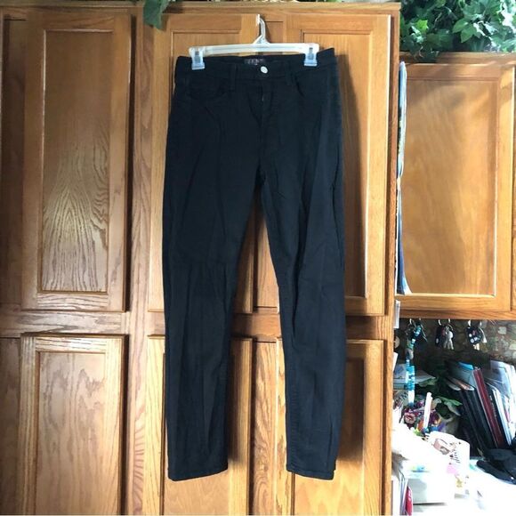 Jen7 by 7 For All Mankind Ankle Straight Jeans Black - 6 - Picture 1 of 12
